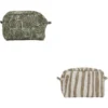 TROUSSE VERTE TAUPE D.21X8X15CM