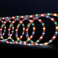 TUBE ELECTRIQUE EXTERIEUR A LEDS 10M MULTICOLORE