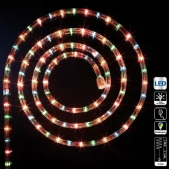 TUBE ELECTRIQUE EXTERIEUR A LEDS 24M MULTICOLORE