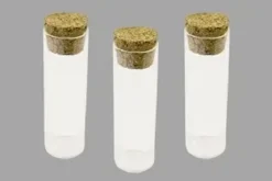 TUBE EPROUVETTE PETIT MODELE EN VERRE X3 PIECES