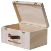 URNE VALISETTE BOIS 30X20X15CM