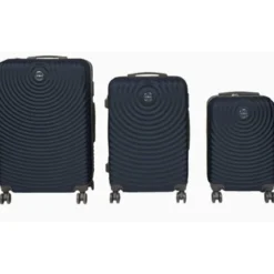 VALISE BLEU 39L 21X34X58CM