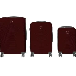 VALISE BORDEAUX 39L 21X34X58CM