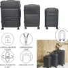 VALISE NOIRE 70L 40X27X65CM