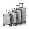 VALISE OSLO ARGENT 27X40X17CM