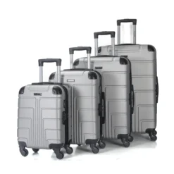 VALISE OSLO ARGENT 27X40X17CM