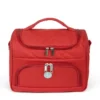 VANITYS TEXTILE MULTIPOCHES ZIPPEES ROUGE MM 21X31X25 CM
