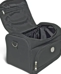 VANITYS TEXTILE MULTIPOCHES ZIPPEES NOIR MM 21X31X25 CM