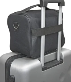 VANITYS TEXTILE MULTIPOCHES ZIPPEES NOIR MM 21X31X25 CM