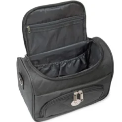VANITYS TEXTILE MULTIPOCHES ZIPPEES NOIR PM 14X27X20 CM