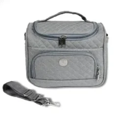 VANITYS TEXTILE ZIPPEES GRIS CHINE GM 24X34X26 CM
