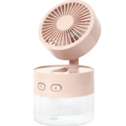 VENTILATEUR BRUMISATEUR USB LED ORIENTABLE