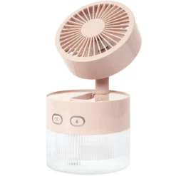 VENTILATEUR BRUMISATEUR USB LED ORIENTABLE