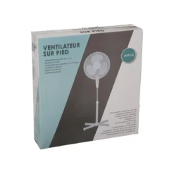 VENTILATEUR 40CM ROTATIF BLANC