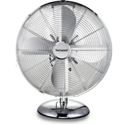 VENTILATEUR DE TABLE CHROME 3 VITESSES 45W