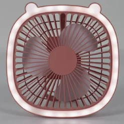 VENTILATEUR LED RECHARGEABLE USB 2 EN 1 KAWAII
