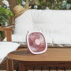VENTILATEUR LED RECHARGEABLE USB 2 EN 1 KAWAII