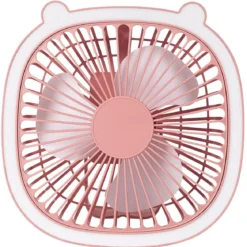 VENTILATEUR LED RECHARGEABLE USB 2 EN 1 KAWAII