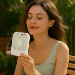 VENTILATEUR PORTABLE COMPACT ET RECHARGEABLE