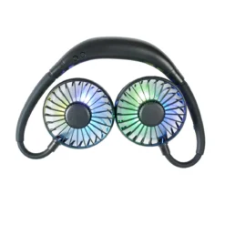 VENTILATEUR RECHARGEABLE TOUR DE COU LUMINEUX