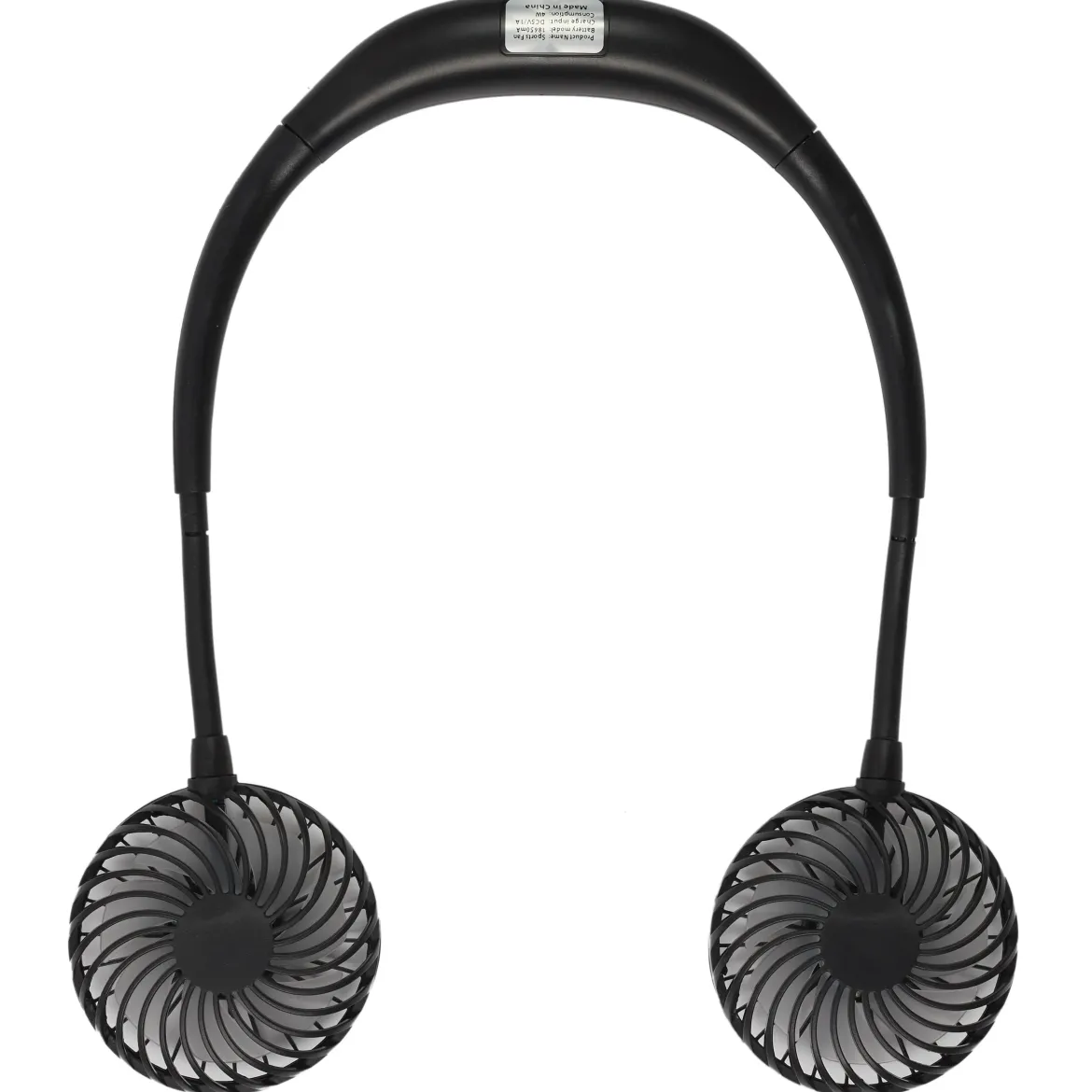 VENTILATEUR RECHARGEABLE TOUR DE COU LUMINEUX