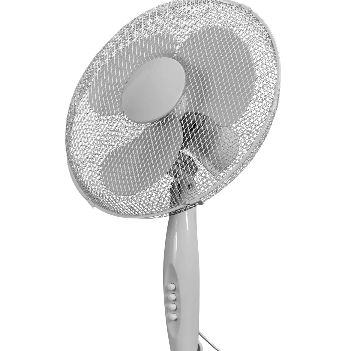 VENTILATEUR SUR PIED D.40CM BLANC