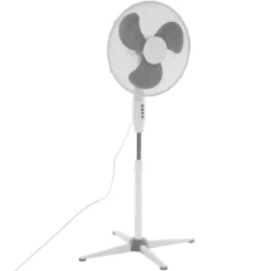 VENTILATEUR SUR PIED DIA40CM BLANC