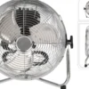 VENTILATEUR TABLE 35X20X40CM METAL CHROME 3 VITESSES 50W