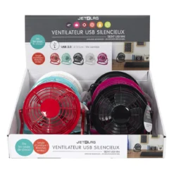 VENTILATEUR USB SILENCIEUX 15X8X14.5CM