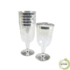 VERRE A VIN 18CL ARGENT X6 PIECES