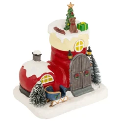 VILLADE DE NOEL BOTTES PERE NOEL 11 LEDS