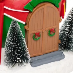 VILLADE DE NOEL BOULE PERE NOEL 4 LEDS