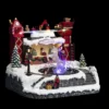 VILLAGE DE NOEL ATELIER PERE NOEL FONTAINE 12LEDS