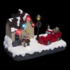 VILLAGE DE NOEL BOUTIQUE SAPINS A PILE 6 LEDS
