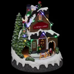 VILLAGE DE NOEL FABRIQUE CADEAUX 24LEDS