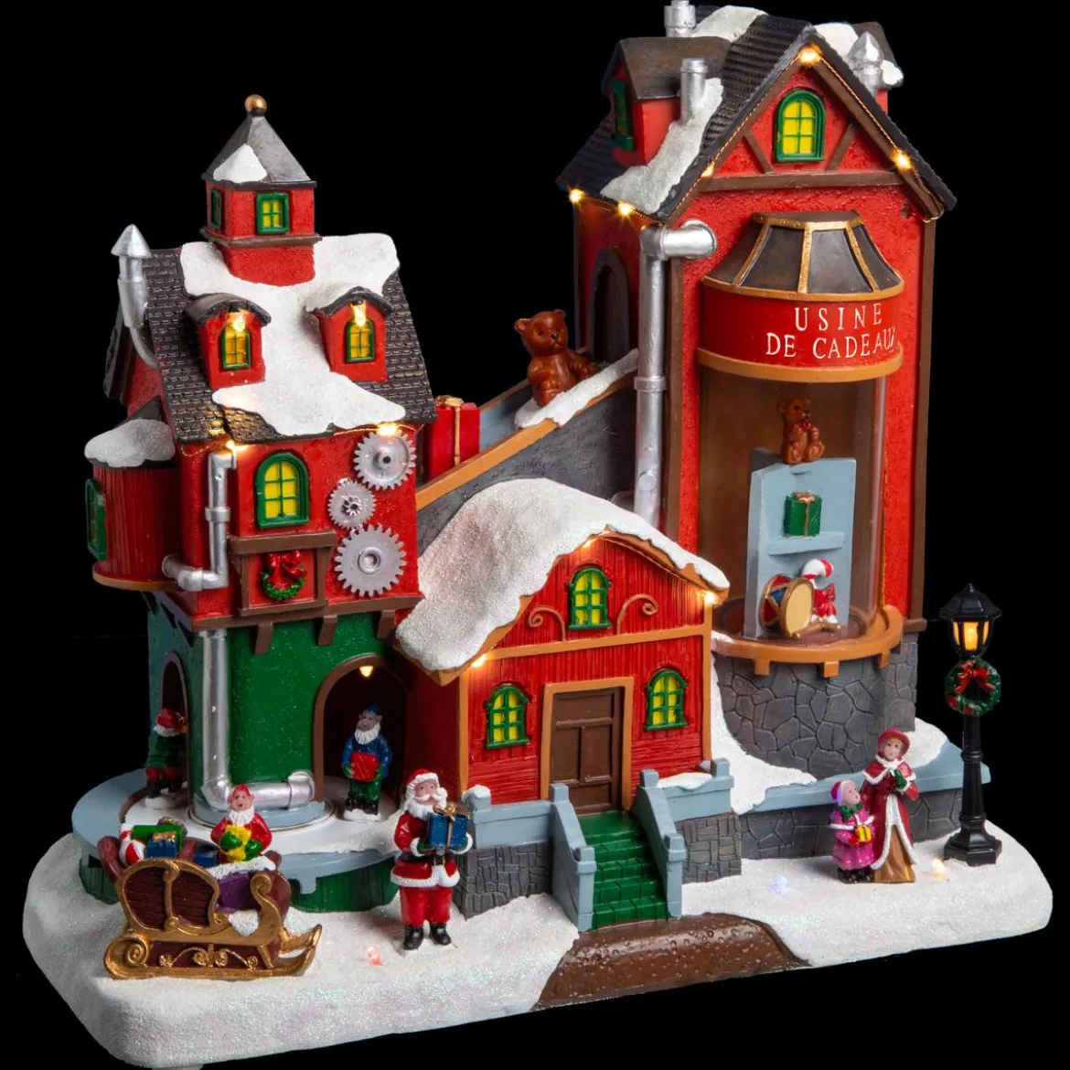 VILLAGE DE NOEL FABRIQUE DE CADEAUX SUR SECTEUR 22 LEDS