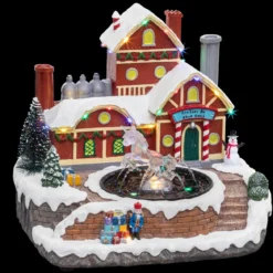 VILLAGE DE NOEL FONTAINE PAIN EPICE SUR SECTEUR 28 LEDS