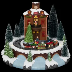 VILLAGE DE NOEL GARE ET TRAIN 18LEDS