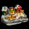 VILLAGE DE NOEL LUTIN ET PERE NOEL 13LEDS