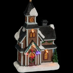 VILLAGE DE NOEL MAISON A PILE 3 A 5LED