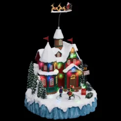 VILLAGE DE NOEL MAISON PERE NOEL 22 LEDS