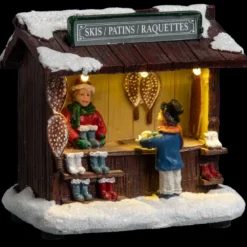 VILLAGE DE NOEL MARCHE A PILE 3LED