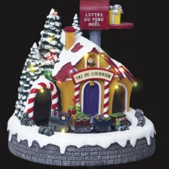 VILLAGE DE NOEL POSTE DU PERE NOEL 20LEDS