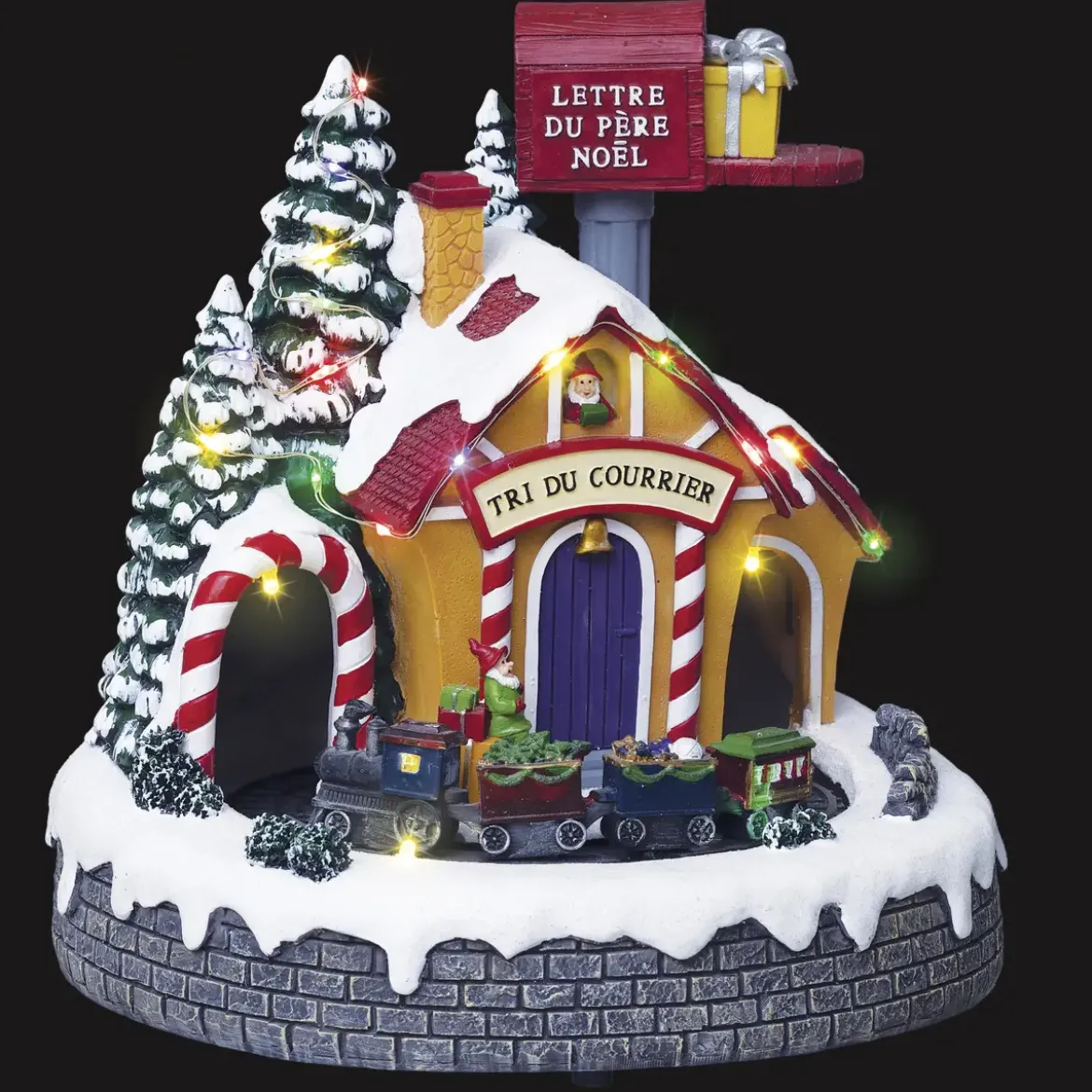 VILLAGE DE NOEL POSTE DU PERE NOEL 20LEDS