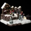 VILLAGE DE NOEL RANDO SKI A PILE 9 LEDS