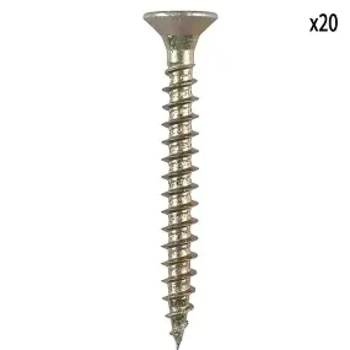 VIS AGGLOMERE POZIDRIVE TETE FRAISE ACIER BICHROMATE PZ2X4.5