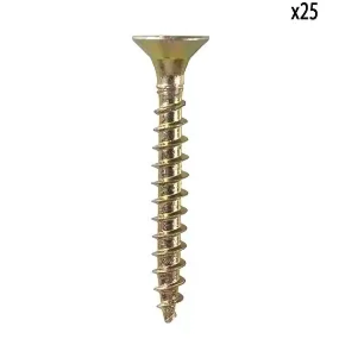 VIS AGGLOMERE POZIDRIVE TETE FRAISE ACIER BICHROMATE PZ2X4X3