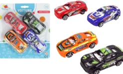 4 VOITURE 10CM A RETROFRICTION
