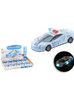 VOITURE DE POLICE 16CM RETRO FRICTION