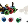YEUX MOBILES A PIQUER CLIPS DE SECURITE 0.5CM X16 PIECES